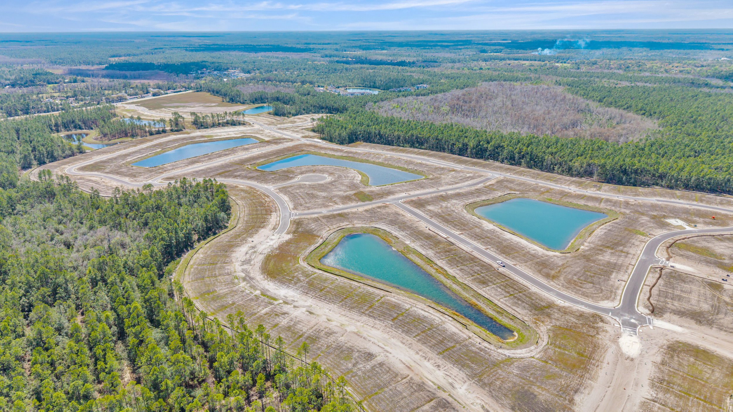 Drone View of Seminole Trace by Century Communities
