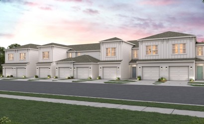 A row of houses.