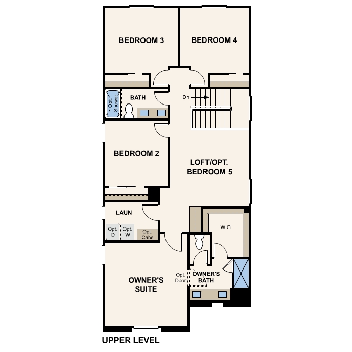 Second floor diagram