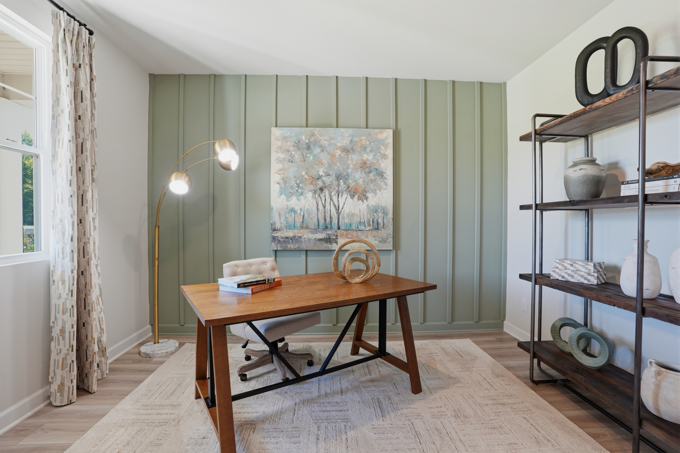 A dining room table.