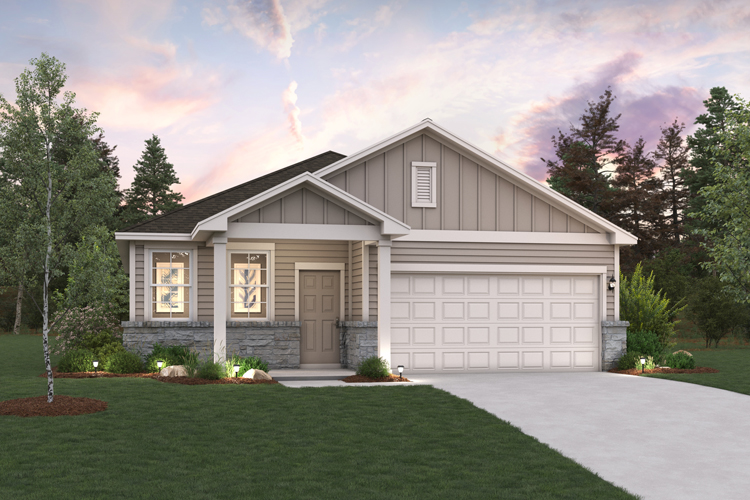Laurel plan, elevation B
