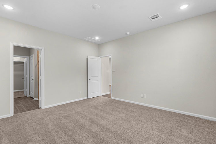 A room with white walls.