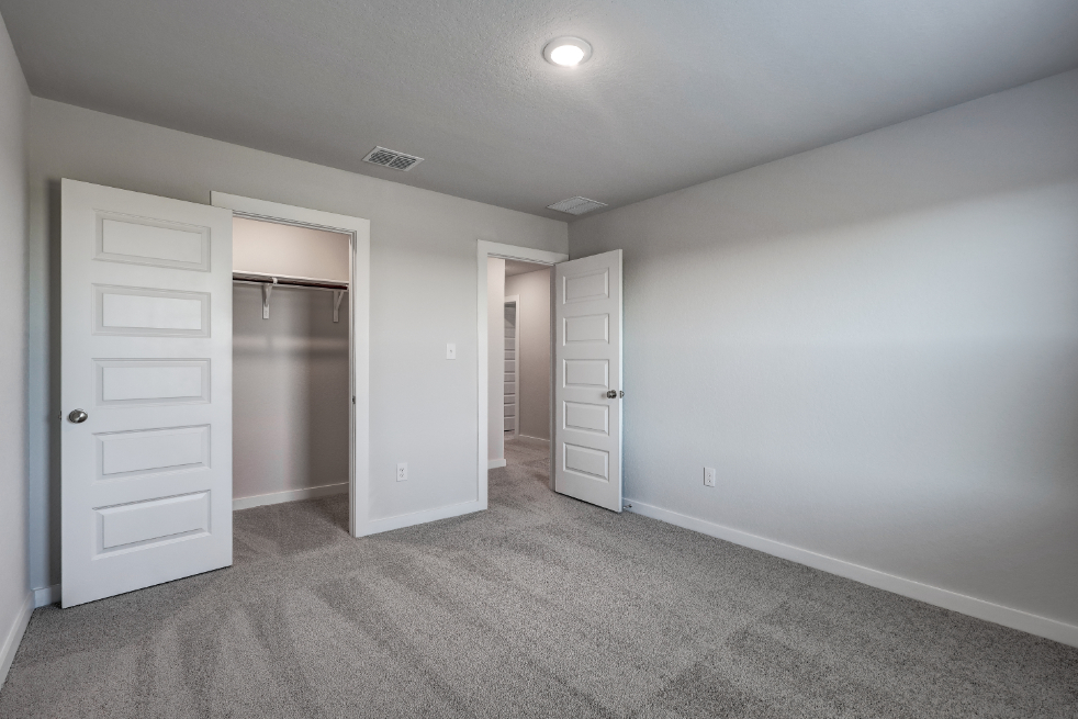 A room with white walls.