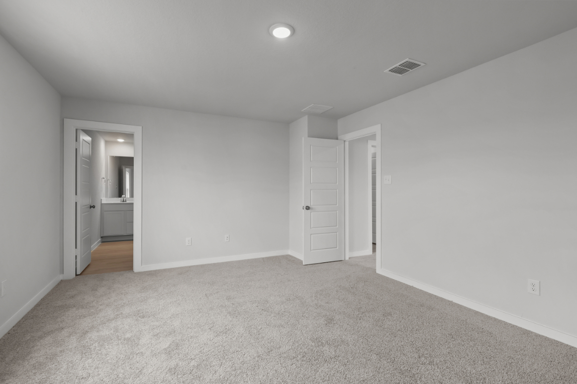 A room with white walls.