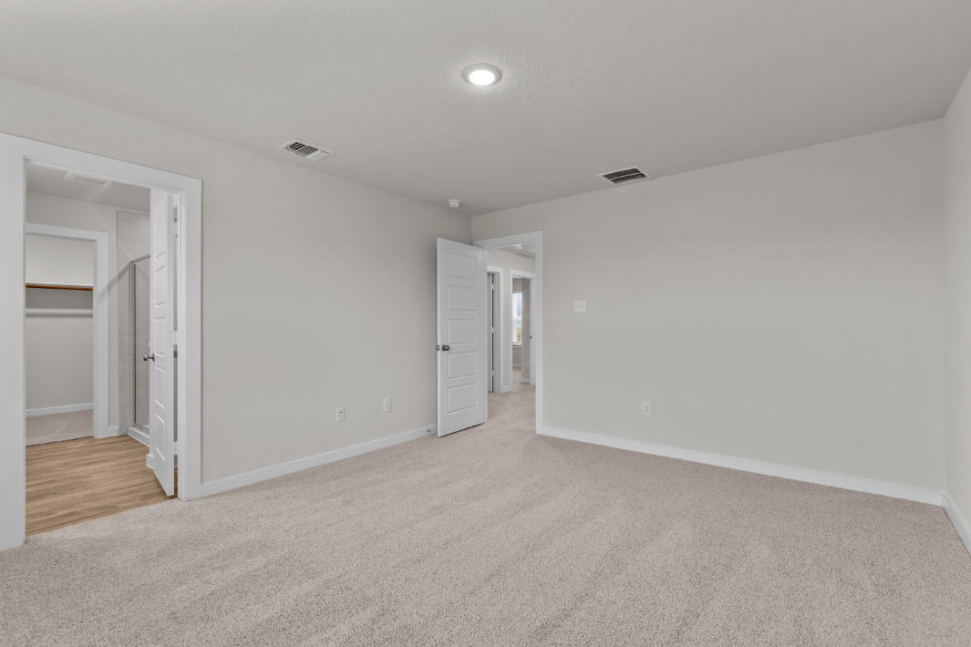 A room with white walls.