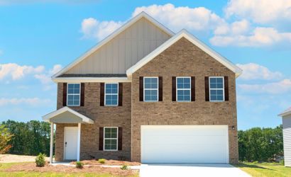 A house with a garage.