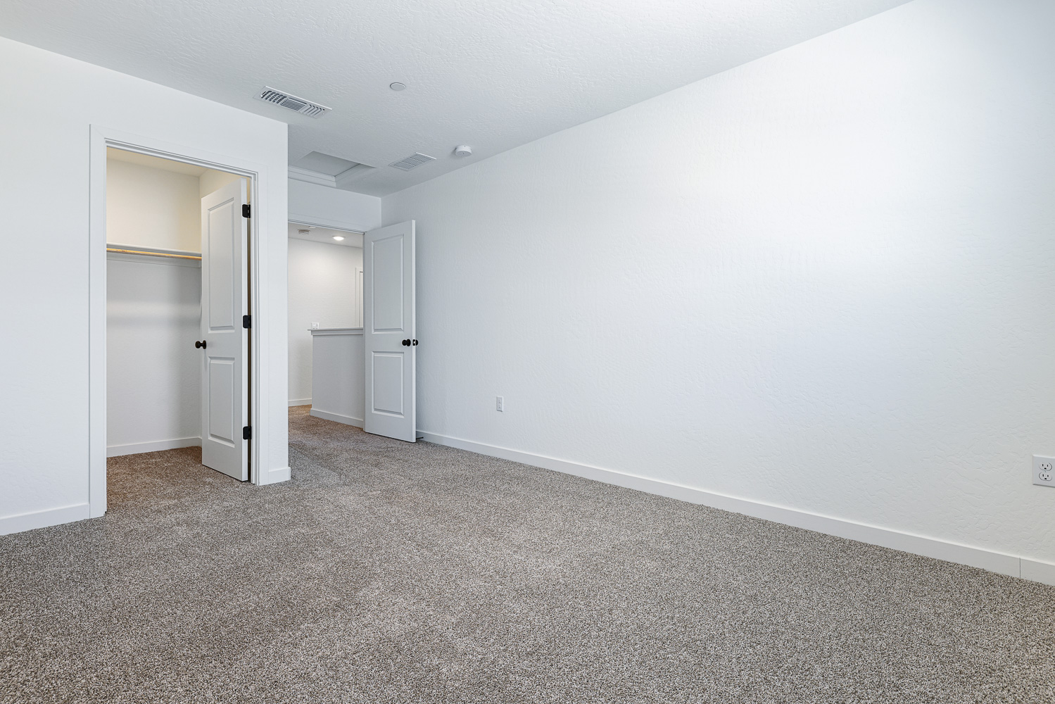 A room with white walls.